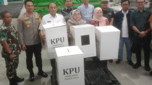 West Jakarta KPU Receives 3,468 Voice Boxes And 13,808 Voice Views