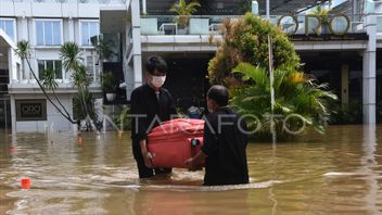 南ジャカルタの洪水は、2016年8月27日、今日の記憶の中で