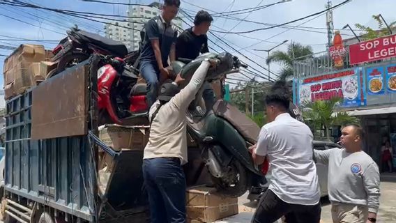 13 Motor Diduga Hasil Curian Diselundupkan Pakai Kardus Berisi Buku, Satu Pelaku Ditangkap Polisi
