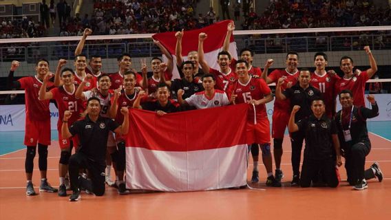 Silent Host Vietnam, Indonesian Men's Volleyball Team Defends SEA Games Gold Medal