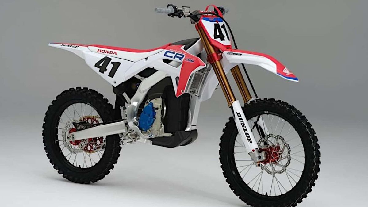 Electric CR Trail Motorcycle Prototype From Honda Ready To Be Tested Racing In Japan