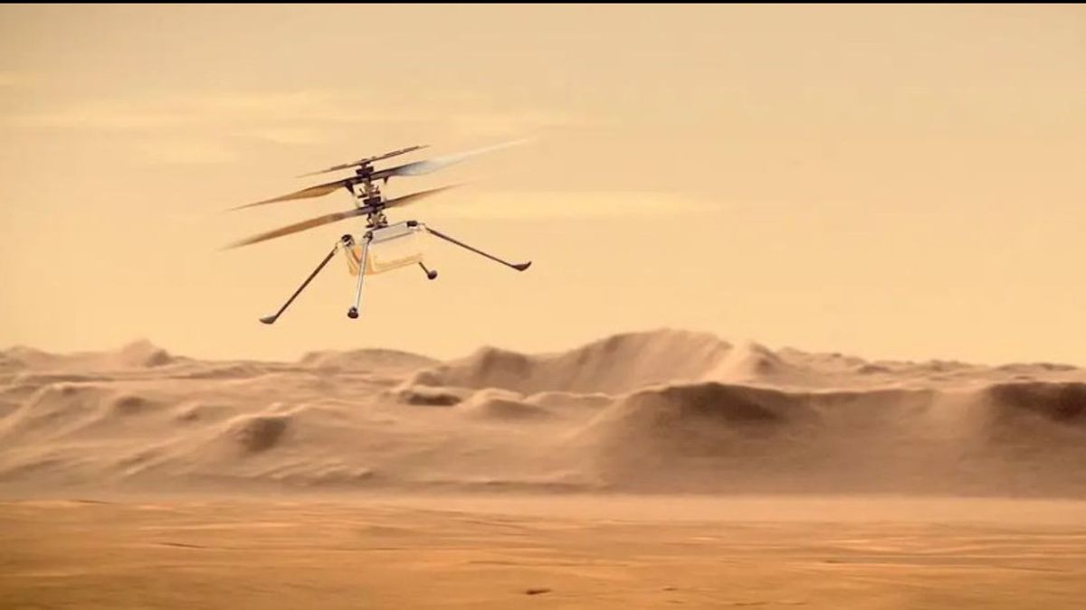 Lakukan Penerbangan Ketiga, Helikopter Ingenuity Rekam Permukaan Mars 