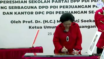 Inaugurer 10 Nouveaux Bureaux Du Parti PDIP, Megawati: Ce N’est Pas Un Endroit Pour Les Individus!