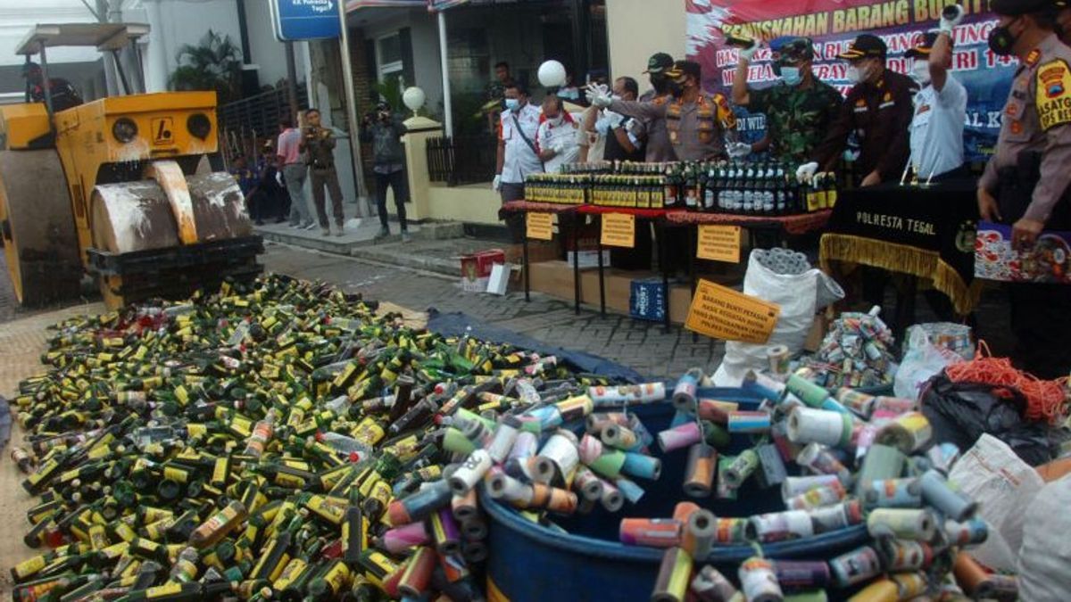 Razia Petasan Jelang Lebaran Digencarkan di Yogyakarta