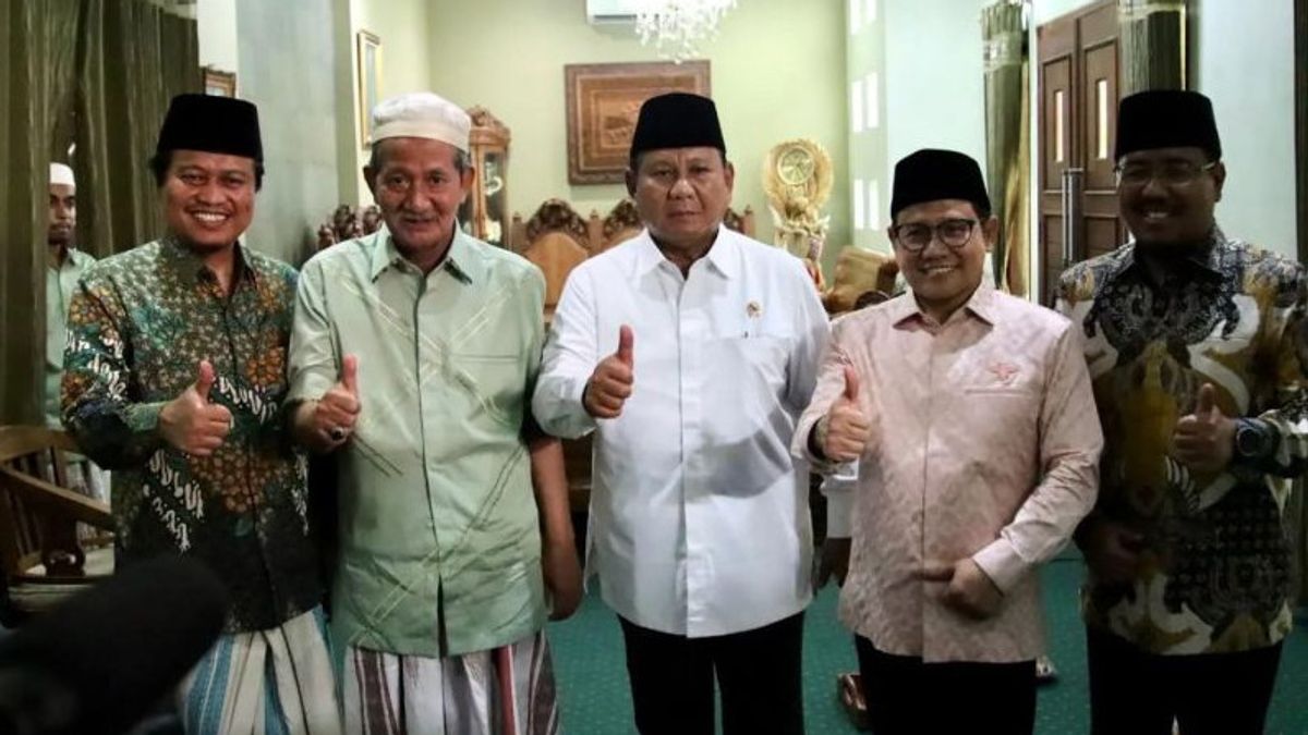 Salam Jempol Cak Imin-Prabowo Dipertemukan Gus Ali di Tengah Mencuatnya Nama Ganjar Pranowo