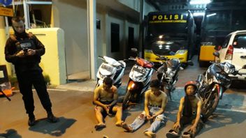 Pretentiously Swinging Samurai Anxiety Road Users, 3 Students In Bandar Lampung Arrested By Police