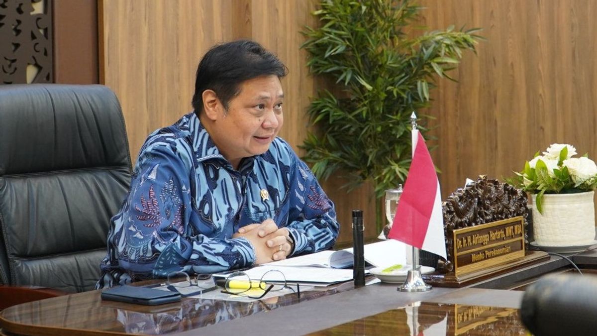 Le Ministre D’Airlangga Annonce La Réalisation De KUR à Travers Rp148 Trillion Jusqu’au 2 Août 2021