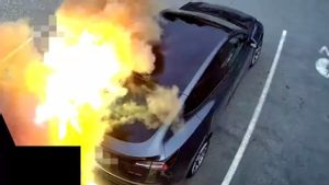 Pakai Adaptor Abal-abal, Mobil Listrik Tesla Meledak saat Isi Daya