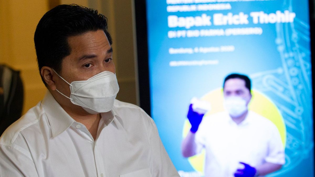 Erick Thohir: 40 Millions De Vaccins Sont Prêts à être Injectés D'ici Janvier 2021