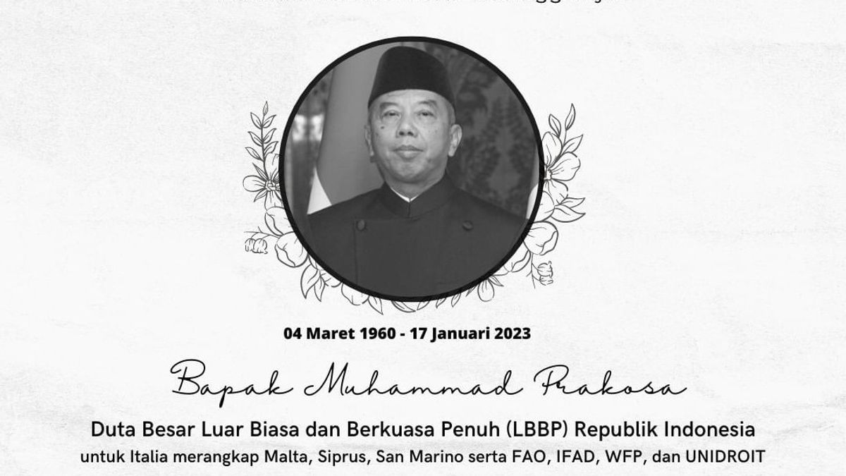 Indonesian Ambassador To Italy Muhammad Prakosa Dies In Rome