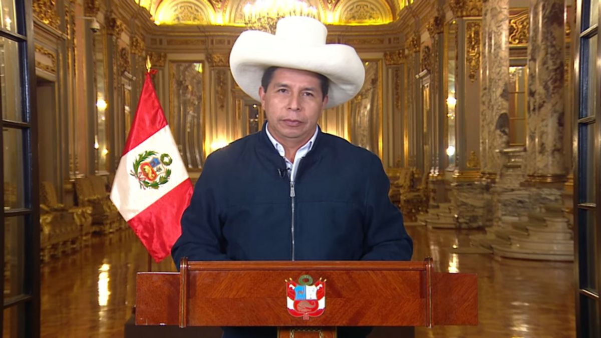 ذكرى ضم رئيس بيرو، بيدرو كاستيلو