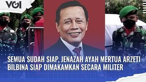 VIDEO: Semua Sudah Siap, Jenazah Ayah Mertua Arzeti Bilbina Siap Dimakamkan Secara Militer