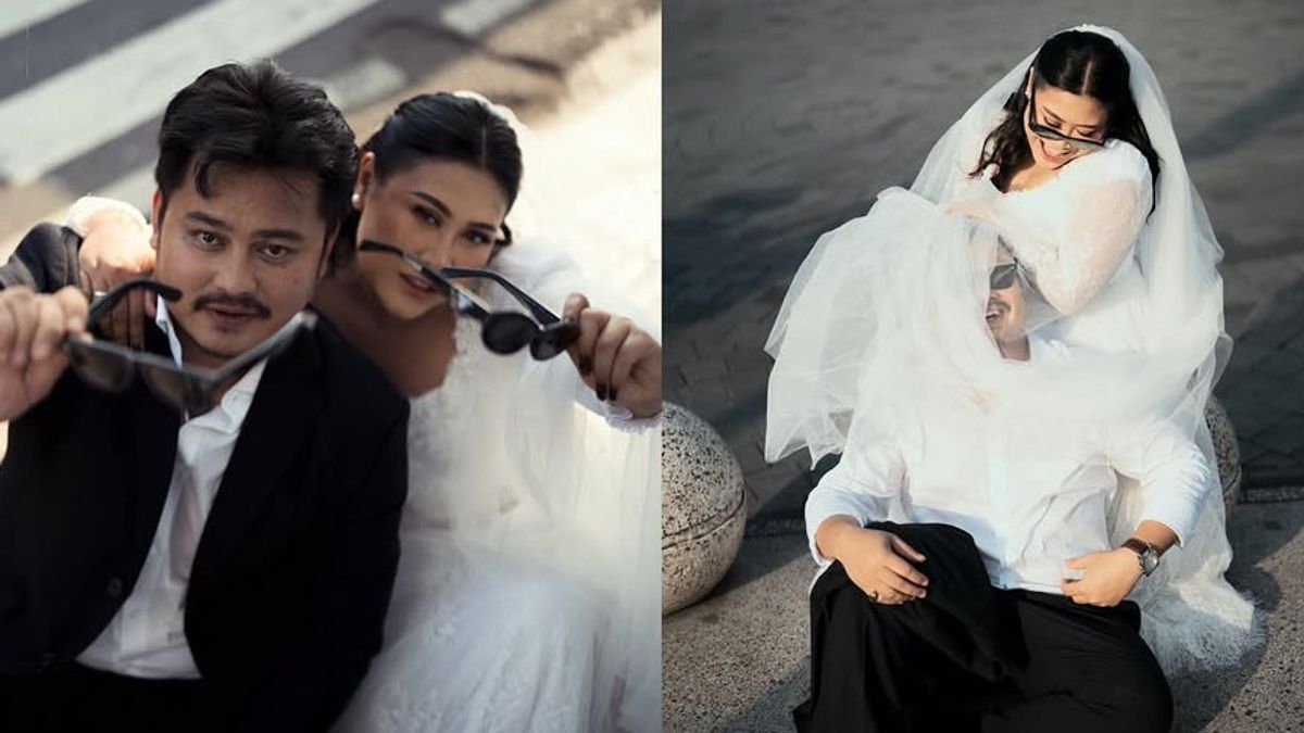 Sah Menikah, Intip 7 Potret Prewedding Boiyen Pesek dan Sang Suami di Pasar Beringharjo