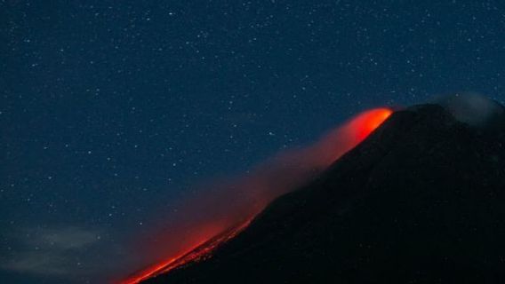 終日昨日水曜日, 2月16, メラピ山は128地震を経験しました