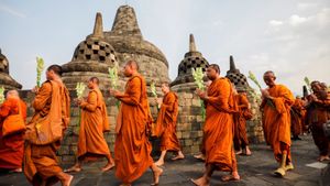 InJourney Lepas 40 Bhikkhu Thudong yang Bakal Lakukan Perjalanan Spiritual ke Candi Borobudur