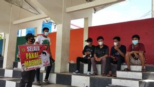 Polisi OKU Pantau Jalannya Protokol Kesehatan di Pusat Keramaian Baturaja