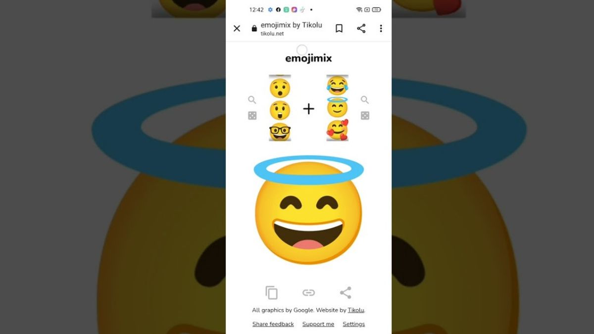 Cara Membuat Emojimix Filter Yang Sedang Viral Di Tiktok