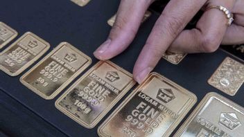 黄金价格降至每克1,066,000印尼盾,扣