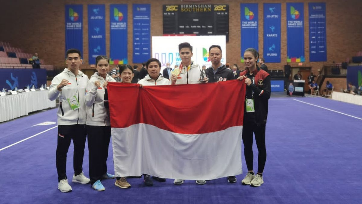 Nandira Mauriskha Tambah Perak, Tim Wushu Indonesia Peringkat Ketiga di World Games 2022 Amerika Serikat