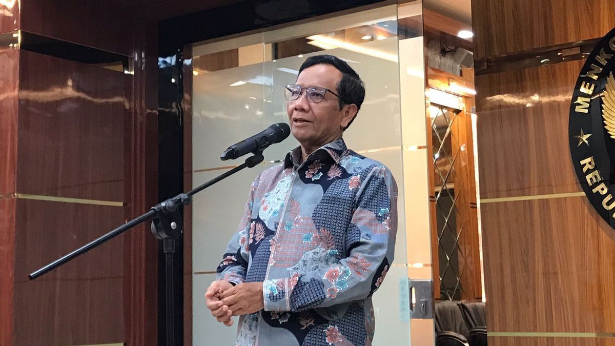 Mahfud ne veut pas recommander le poste de ministre de la Police nationale à Jokowi
