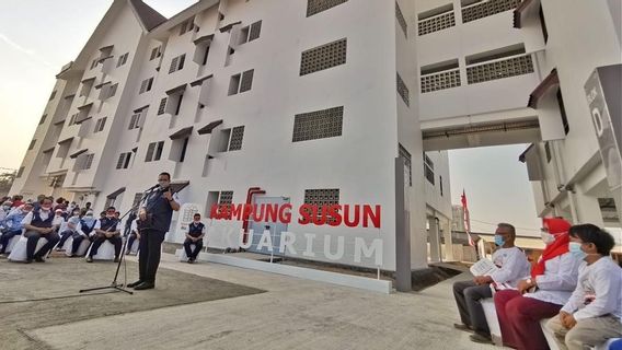 Aquarium Village: Evicted By Ahok 5 Years Ago, Constructed Flats Until Anies Inaugurated Now