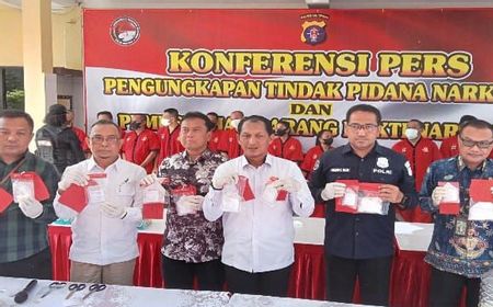 86 Bandar Narkoba Diciduk Polda Kalteng, Barang Bukti 1,2 Sabu Disita