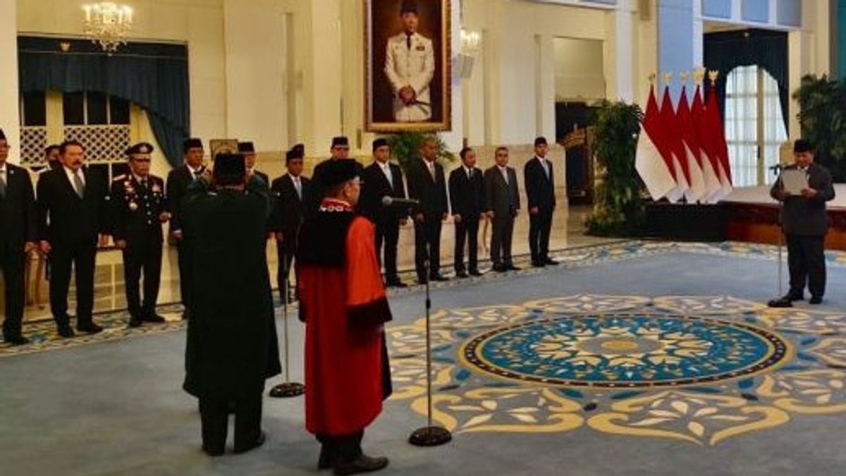 Presiden Prabowo Resmi Lantik Juda Agung Gantikan Thomas Djiwandono jadi Wakil Menteri Keuangan