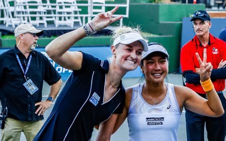 Tak Berhenti Bikin Bangga Indonesia, Si Cantik Aldila Sutjiadi Juarai Tur WTA Lagi