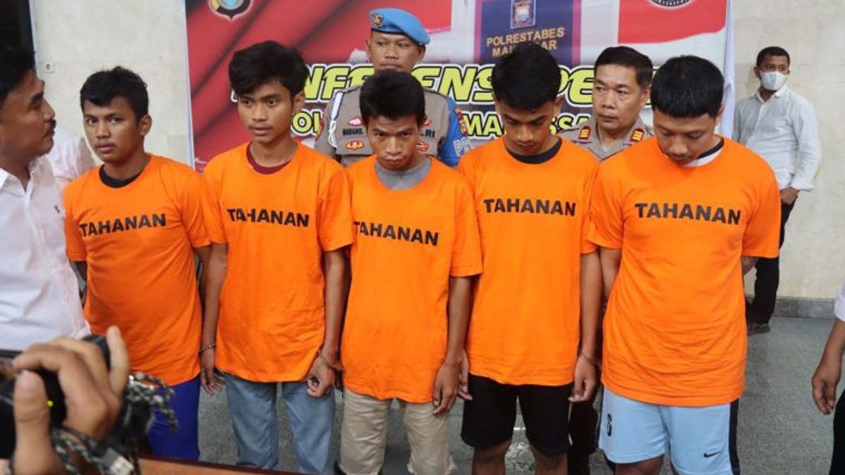 Puluhan Pelaku Pembusuran di Makassar Ditangkap Polisi
