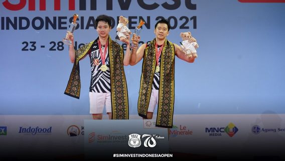 Sûr! Marcus/Kevin Remporte Le Titre De L’Open D’Indonésie 2021 De Son Représentant Japonais