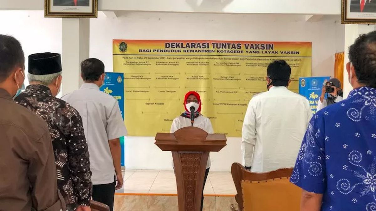 Berita Yogyakarta: Kotegede Jadi Kecamatan Pertama di Yogyakarta yang Tuntaskan Vaksinasi