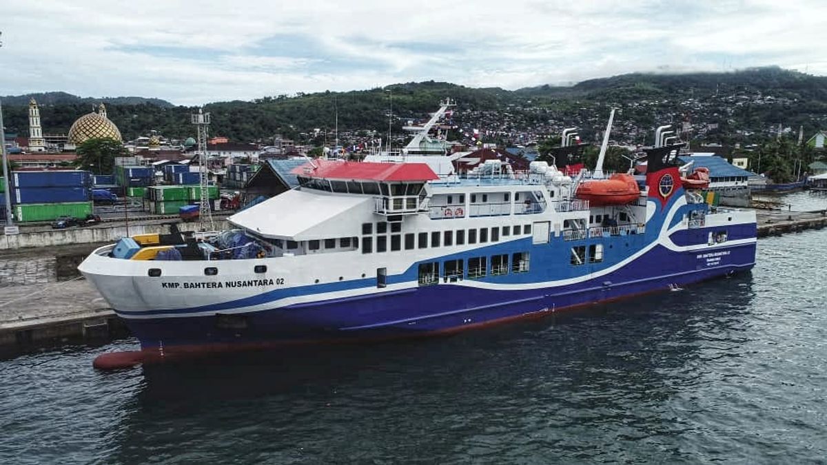 Serving Maluku Waters, Ministry Of Transportation Operates KMP Bahtera Nusantara 02