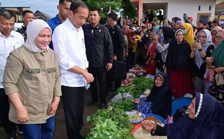 Kunjungi Pasar di Bulukumba Sulsel, Jokowi Borong Buah dan Sayur