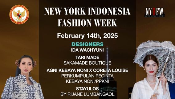 New York Indonesian Fashion Week 2025 Ready To Be Held With The Theme Of Indonesian Kebaya Love