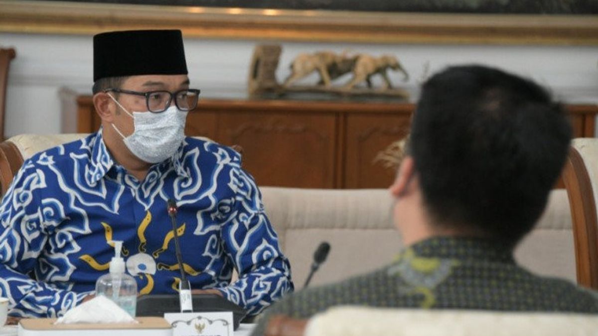 Engouement Pour Le Coronavirus Dans L’ouest De Java, Ridwan Kamil: Alerte 1 Cas De COVID-19