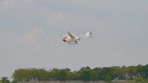 Dreamfly Indonesia Gelar Uji Coba Drone Kargo Listrik DF-L100 di Kertajati