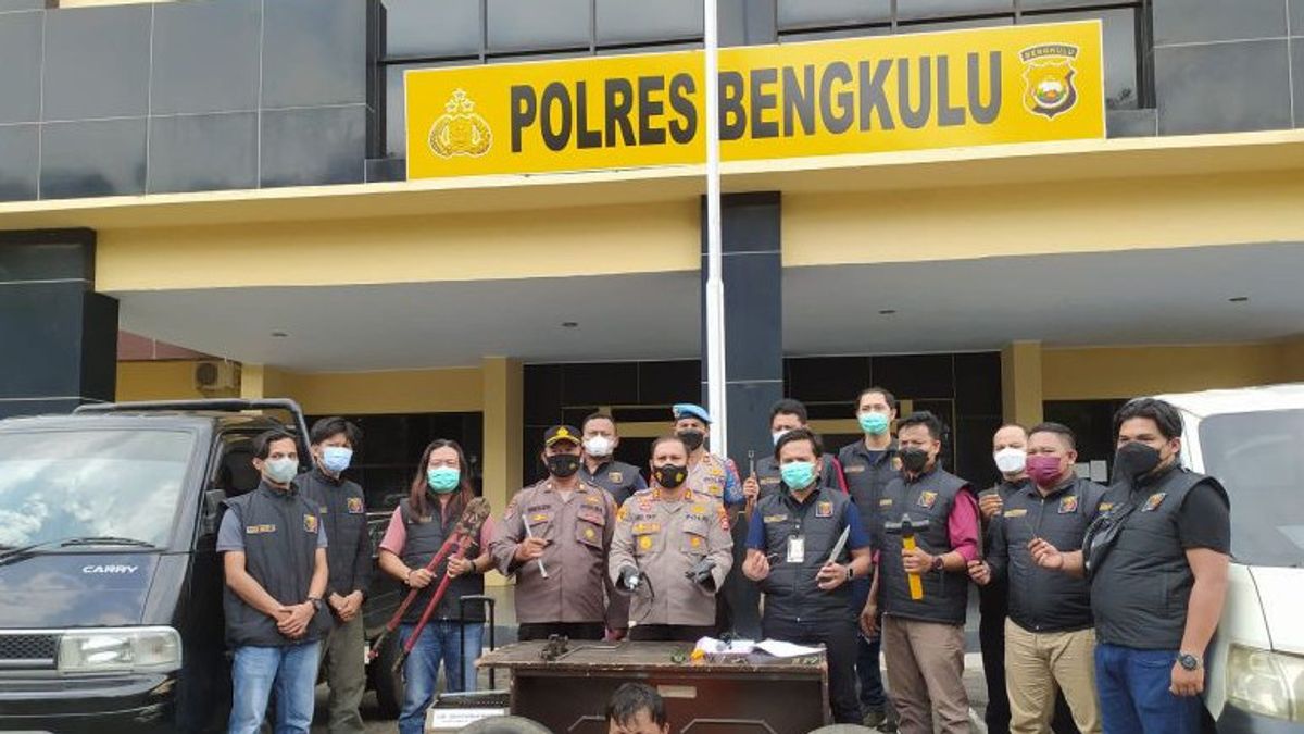 Pencuri Kendaraan yang Beraksi di 14 Lokasi Berbeda Akhirnya Ditangkap Polres Bengkulu