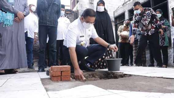 Revitalization Of Burned Houses In Kwitang, Anies: God Willing, You Can Experience A New Residence During Eid