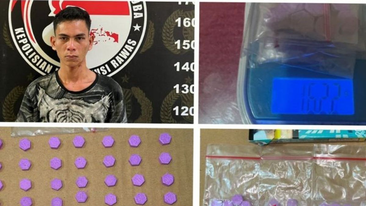 The MUsi Rawas Police Are Tracing Other Networks In The Case Of Ownership Of 40 Ecstasy Points