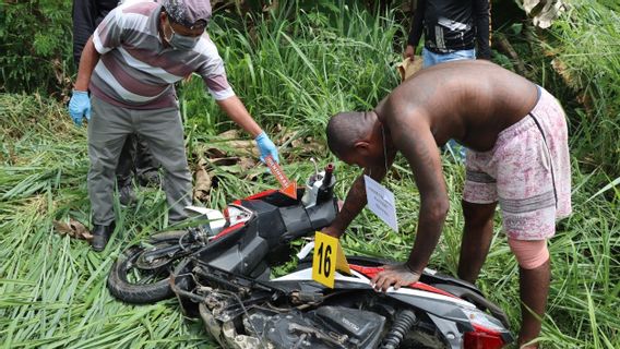 Police Replay Murder And Rape Cases At Temiri Bridge Abepura Papua