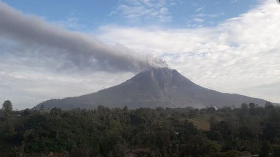 Mount Sinabung Ash Drops Observed With A Slide Distance Of 1 Km