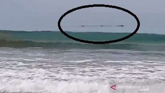 Serait-ce Les Signes De La Nature? Le Lintang Geger Apparaît Sur La Plage Avant Le Tremblement De Terre De Banten