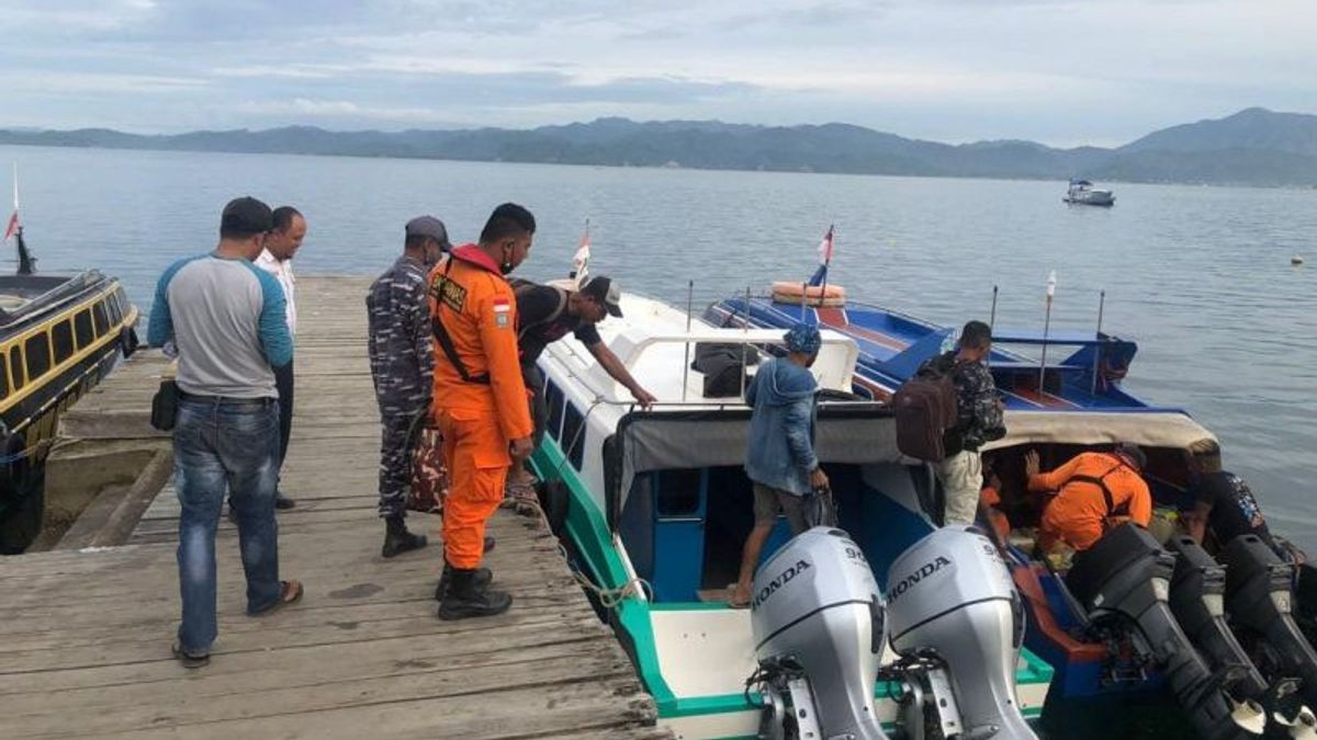 Basarnas Ternate在Gane Halmahera南部水域寻找失踪人员