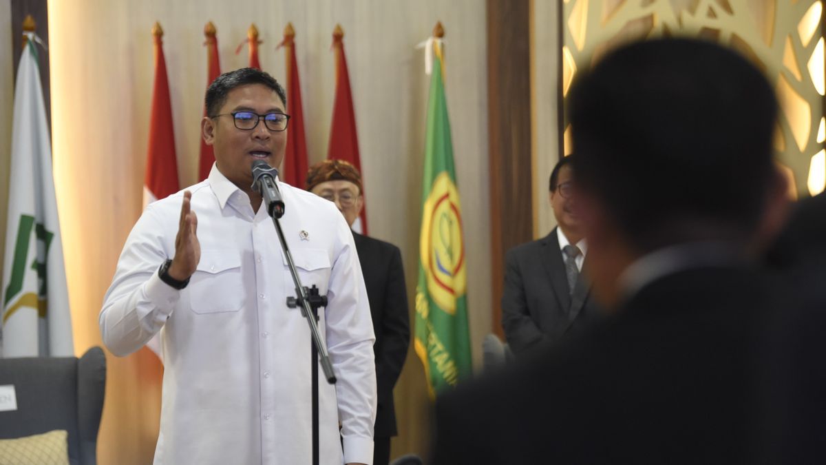 Singgung Kasus Noel, Wamentan: Jangan Sampai Terbesit Pikiran Korupsi