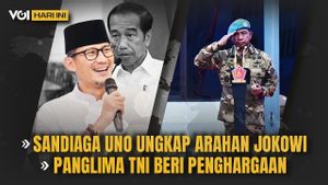 VIDEO VOI Hari Ini: Sandiaga Uno Ungkap Arahan Jokowi, Panglima TNI Beri Penghargaan