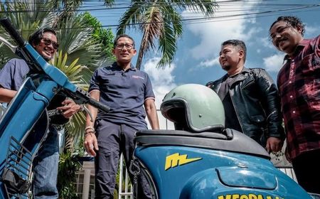 Sandiaga Uno Dukung Vespa World Days 2022 di Bali untuk Bangkitkan Sektor Parekraf