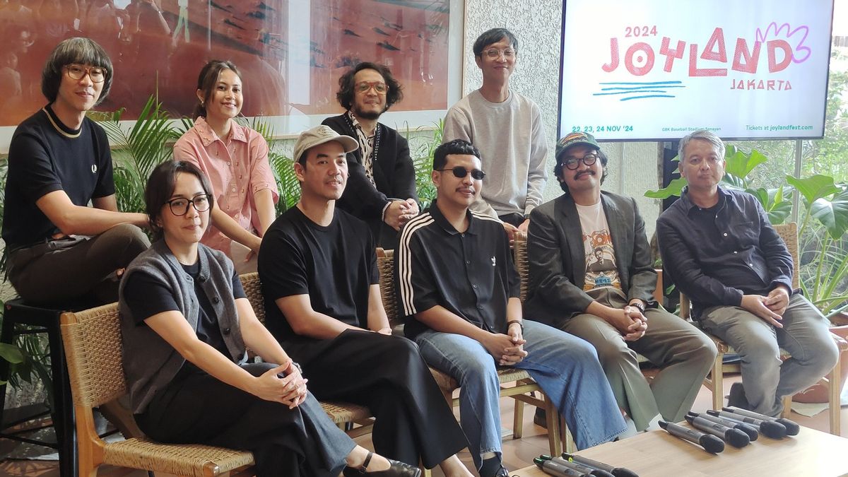 Trois têtes préparées pour le Joyland Festival de Jakarta 2024