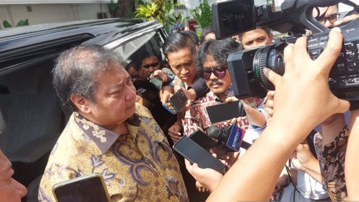 Airlangga: Jokowi-Ketum Political Parties Discuss Sustainability Of Government Programs