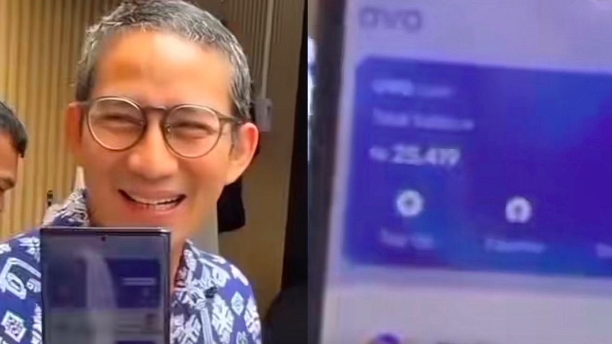 Tunjukkan Saldo E-Wallet Sisa Rp25 Ribu, Sandiaga Uno: Ekonomi Sedang Berat