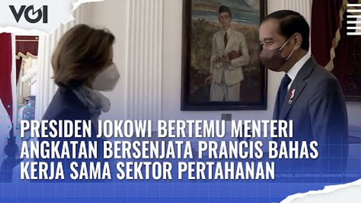 VIDEO: Moments Of President Jokowi's Meeting With The Minister Of The French Armed Forces
